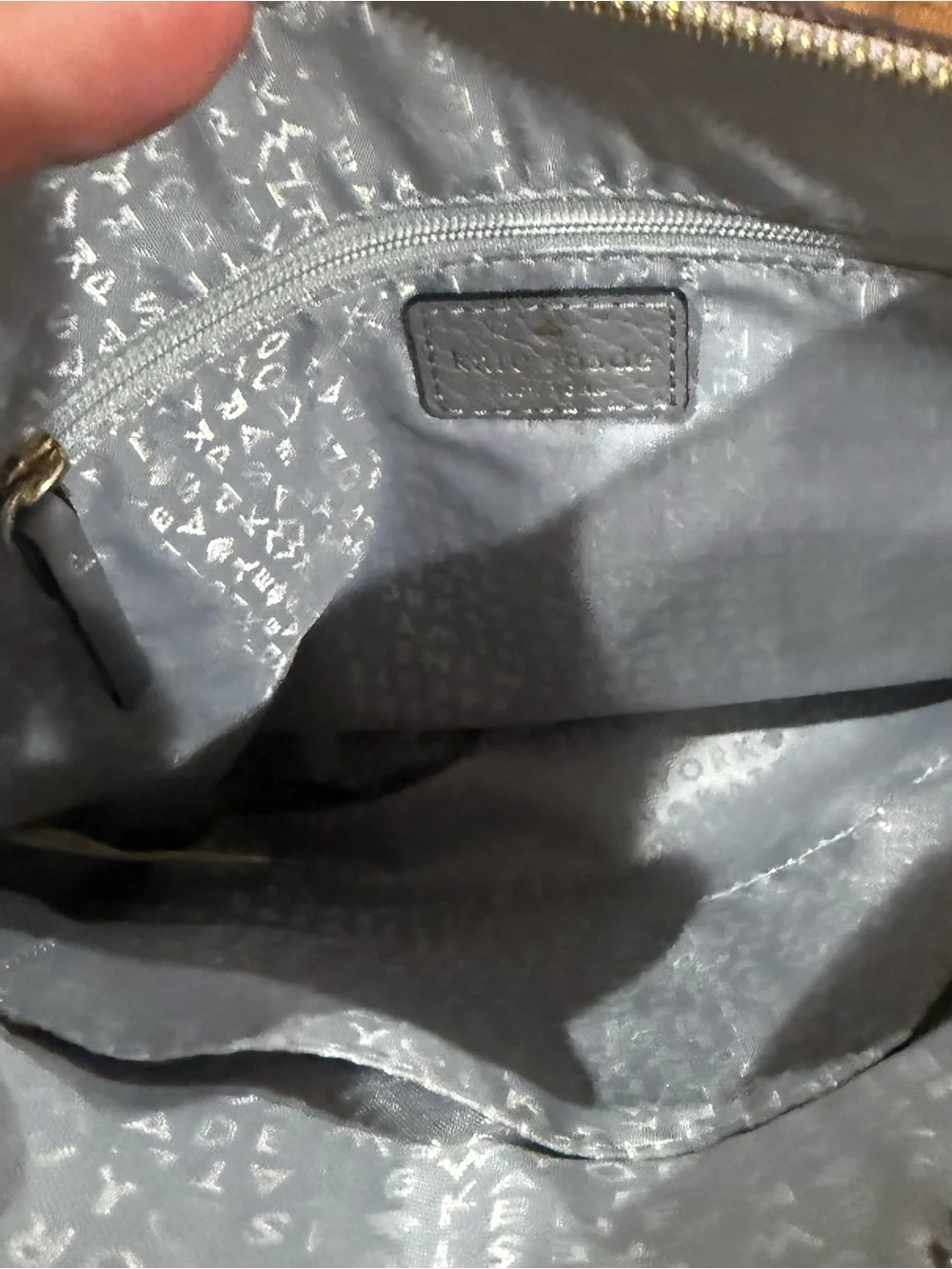 kate spade New York Pebbled Leather Crossbody Bag in Gray